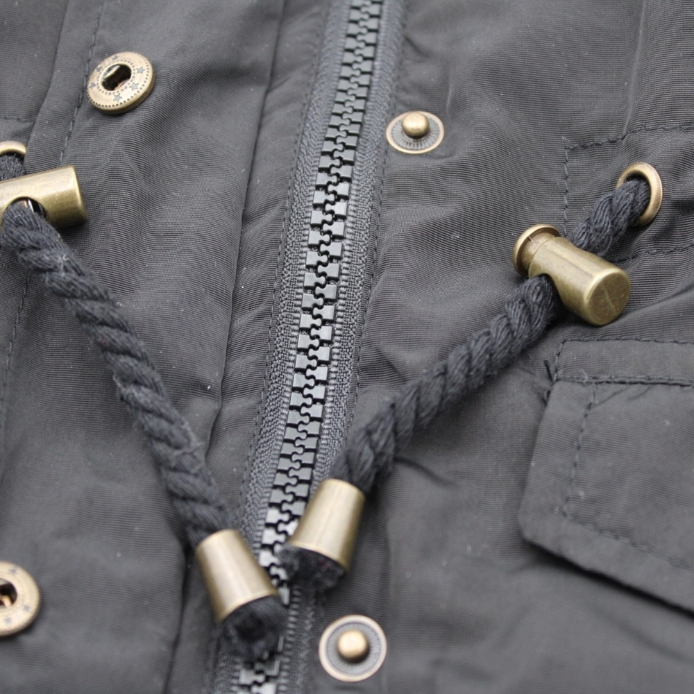 Copper Key Toddler Black Sherpa-Lined Jacket/Anorak, Gently Worn 2T-3T - Picture 4 of 8